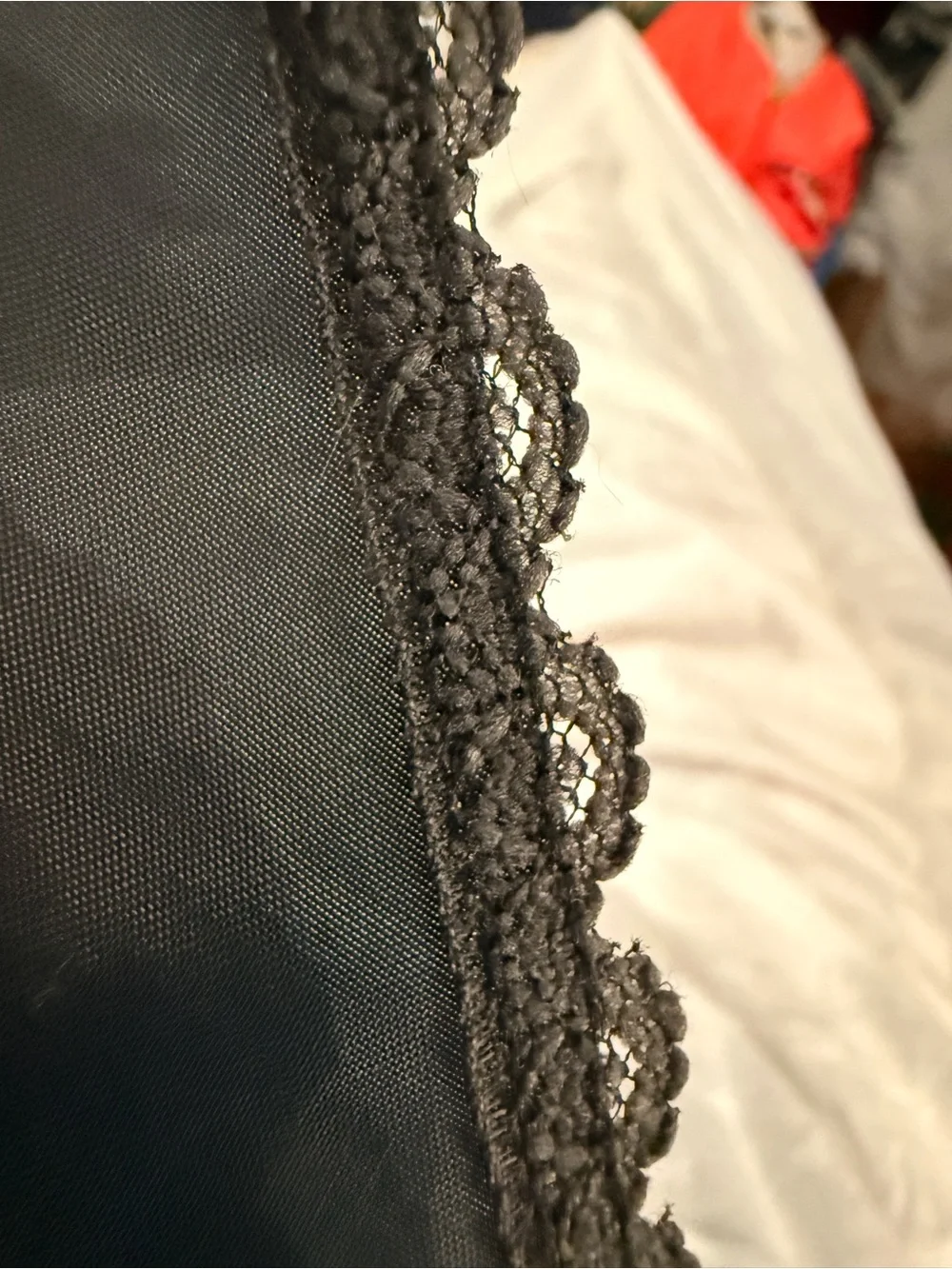 Black Lace-Trim Slip Dress - Women Intimates & Sleepwear OS (Small - Medium)